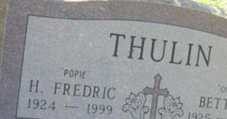 H Fredric Thulin H Fredric Thulin