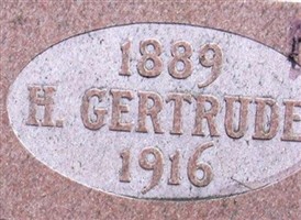 H Gertrude McGriff H Gertrude McGriff