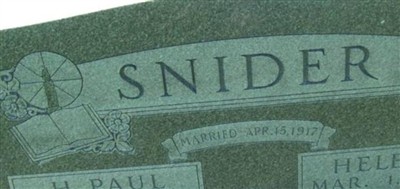 H Paul Snider H Paul Snider