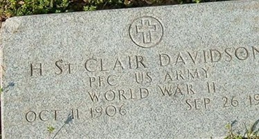 H. St. Clair Davidson H. St. Clair Davidson