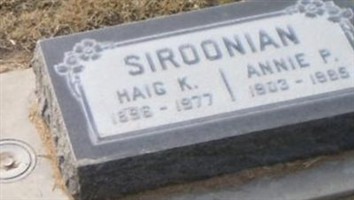 Haig K Siroonian