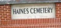Haines Cemetery Haines Cemetery