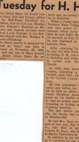Hal Dixon "Gus" Hays Hal Dixon "Gus" Hays