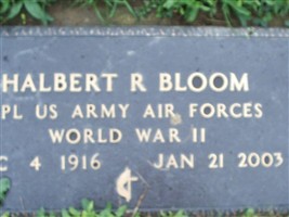 Halbert R Bloom