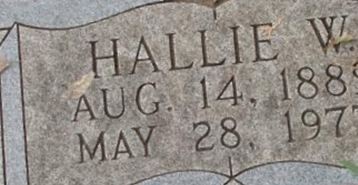 Hallie Ada Webster Feild Hallie Ada Webster Feild