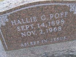 Hallie G Poff