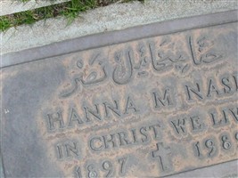 Hanna M Nasr