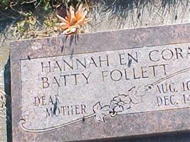 Hannah En Cora Batty Follett