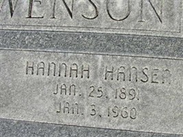 Hannah Hansen Swenson