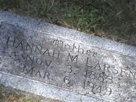 Hannah M Hansen Larsen