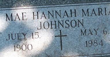 Mae Hannah Maria Winchester Johnson