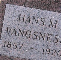 Hans M. Vangsness Hans M. Vangsness