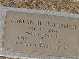 Harlan Harmon "Bo" Holleman Harlan Harmon "Bo" Holleman