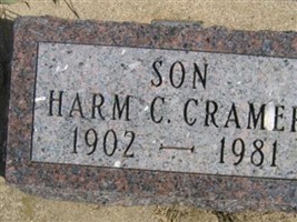 Harm C. Cramer Harm C. Cramer