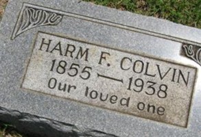 Harm F. Colvin Harm F. Colvin