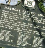 Old Harmony Baptist Church Cemetery