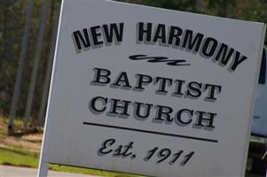 New Harmony Baptist Church Cemetery