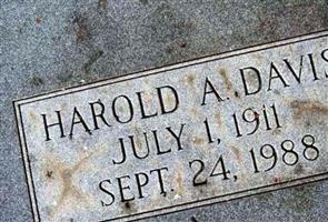 Harold A Davis