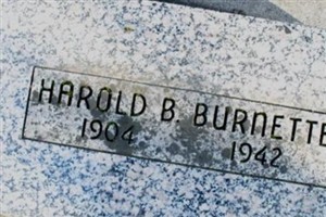 Harold B Burnette