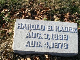 Harold B Rader