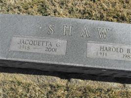 Harold B. Shaw