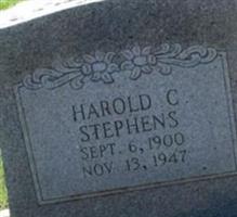 Harold C Stephens