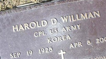 Harold D Willman Harold D Willman