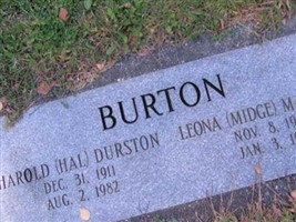 Harold Durston "Hal" Burton Harold Durston "Hal" Burton