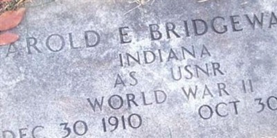 Harold Elmer Bridgewater Harold Elmer Bridgewater
