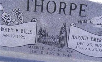 Harold Emerson Thorpe Harold Emerson Thorpe