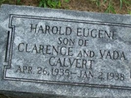 Harold Eugene Calvert Harold Eugene Calvert