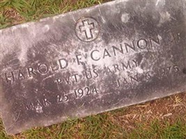 Harold F. Cannon, Jr Harold F. Cannon, Jr