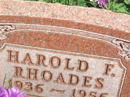 Harold F. Rhoades Harold F. Rhoades