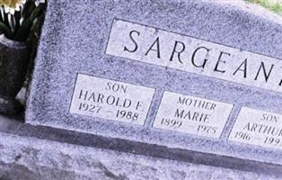 Harold F Sargeant