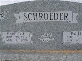Harold F Schroeder
