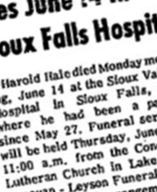 Harold Frances Hale