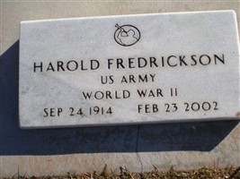 Harold Fredrickson Harold Fredrickson