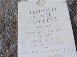 Harold Gage Forrest Harold Gage Forrest