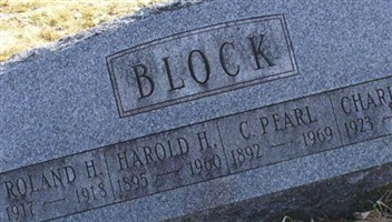 Harold H Block