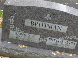 Harold "Hal" E. Brotman Harold "Hal" E. Brotman
