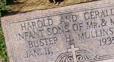Harold Infant Son Mullins