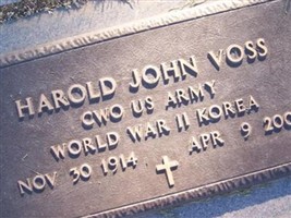 Harold John Voss Harold John Voss