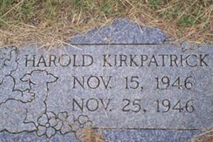Harold Kirkpatrick, Jr