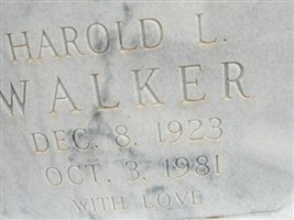 Harold L. Walker Harold L. Walker