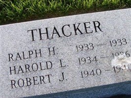 Harold Lloyd Thacker Harold Lloyd Thacker
