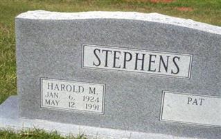 Harold M Stephens