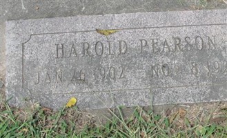 Harold Pearson Harold Pearson