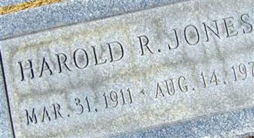 Harold R Jones