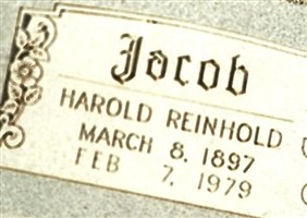 Harold Reinhold Heinrich Jacob Harold Reinhold Heinrich Jacob