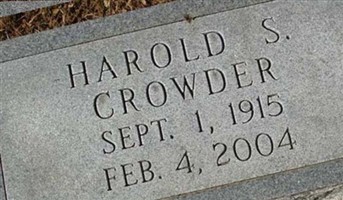 Harold S. Crowder Harold S. Crowder